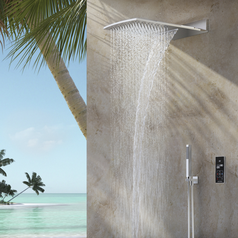 Regendusche Wasserfall